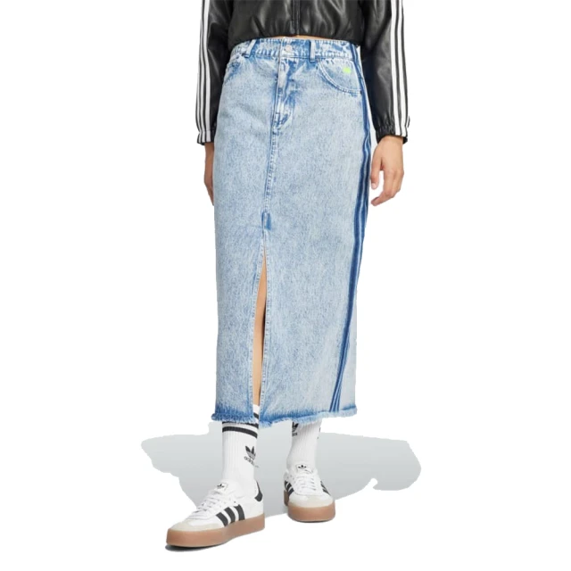 【adidas 愛迪達】長裙 女款 運動裙 三葉草 亞規 KNITTED SKIRT 綠 IW3167 歷史價格詳細信息