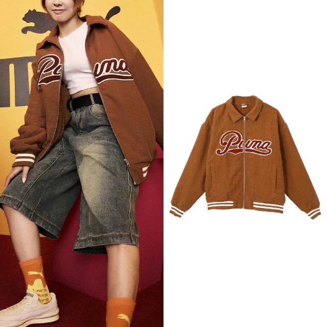 Puma 外套 Team 男款 黑 E.SO 瘦子 著用款 教練外套 美式 復古 學院風 保暖【ACS】53917501 歷史價格詳細信息