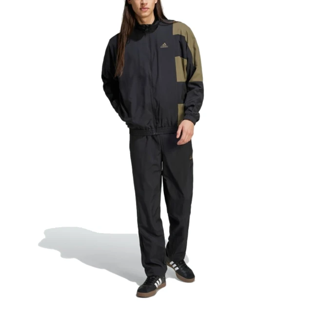 adidas 愛迪達 運動套裝 男款 黑 白 三條線 經典 立領 外套 長袖 長褲 IC6747 歷史價格詳細信息