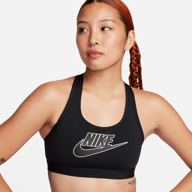 【NIKE】AS W NK SWSH MED SPT FUTURA BR 女 運動內衣 黑-FB4081010 歷史價格詳細信息