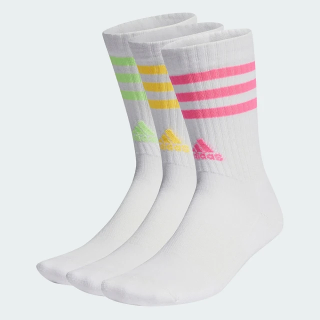 【adidas官方旗艦】3-STRIPES 中筒襪 3 雙入 男/女/童襪(IJ8255) 歷史價格詳細信息