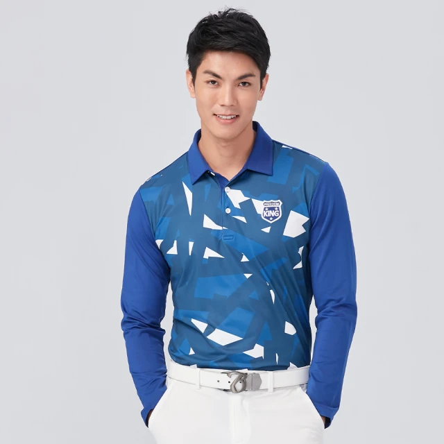 【KING GOLF】速達-網路獨賣款-男款立體剪裁修身彈性休閒長褲/高爾夫球褲(丈青) 歷史價格詳細信息