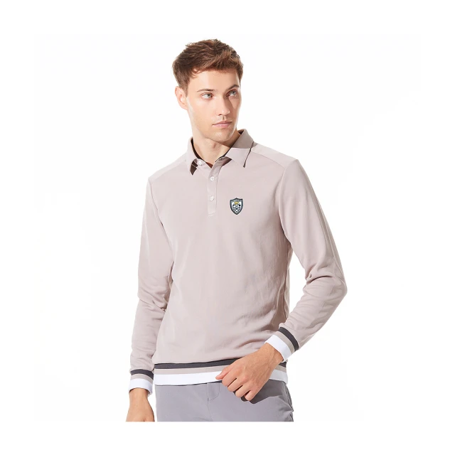 【Jack Nicklaus 金熊】GOLF男款吸濕排汗配色剪接棉衫高爾夫球衫(雙色) 歷史價格詳細信息