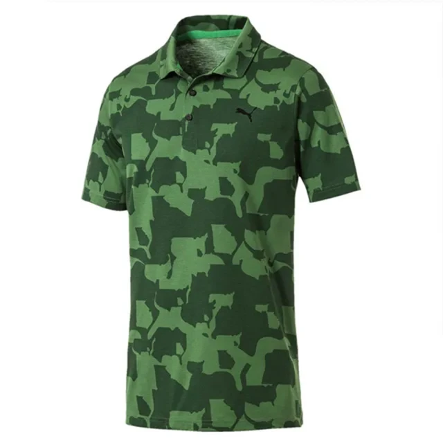 PUMA GOLF Union Camo Polo 男翻領迷彩短袖POLO衫 綠 RICKIE 577911 01 歷史價格詳細信息