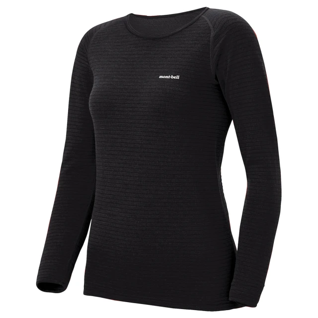 【mont bell】Spmw Exp. R-Neck Shirt 男款長袖羊毛厚手內衣 黑(1107581BK) 歷史價格詳細信息