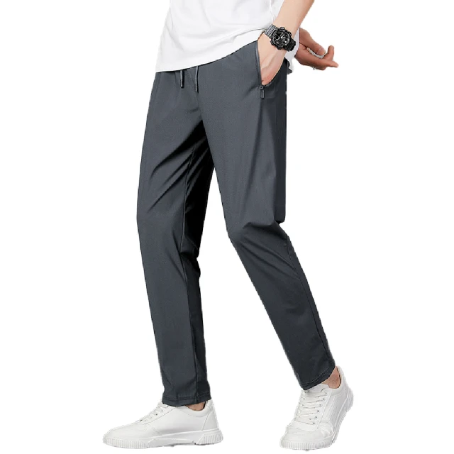 【舒適】防曬冰絲速乾褲  運動休閒褲   彈力束口長褲   男女夏季  薄款  戶外新款 歷史價格詳細信息