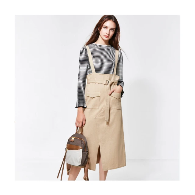 【Le Polka】腰彈性鬆緊合褶設計長寬褲-女 歷史價格詳細信息