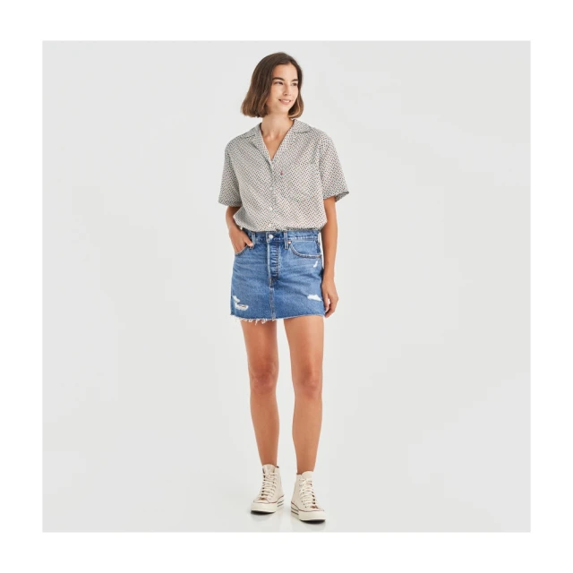 【LEVIS 官方旗艦】女款 排釦式牛仔吊帶長裙 人氣新品 A7575-0000 歷史價格詳細信息