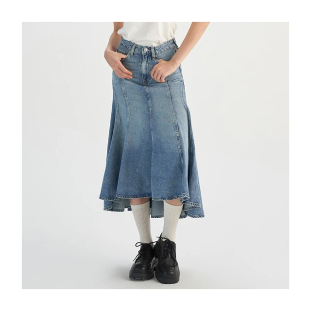 【LEVIS 官方旗艦】女款丹寧牛仔開岔長洋裝 人氣新品 0002Q-0000 歷史價格詳細信息