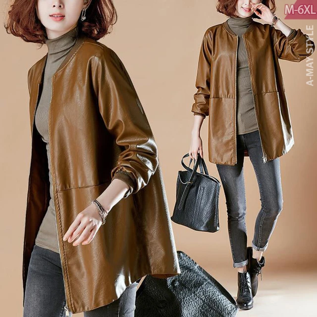 【艾美時尚】中大尺碼女裝 厚刷毛 保暖加絨中長版寬鬆休閒連帽外套。M-4XL(4色.現貨+預購) 歷史價格詳細信息