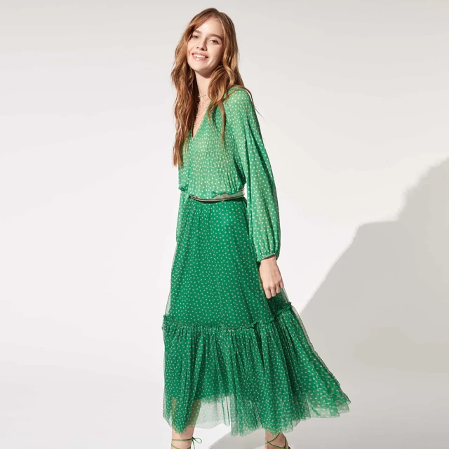 【iROO】波西唯美葉脈花印花短裙 歷史價格詳細信息