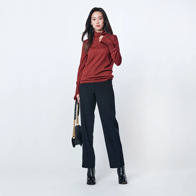 【KeyWear 奇威名品】簡約打褶設計長褲 歷史價格詳細信息
