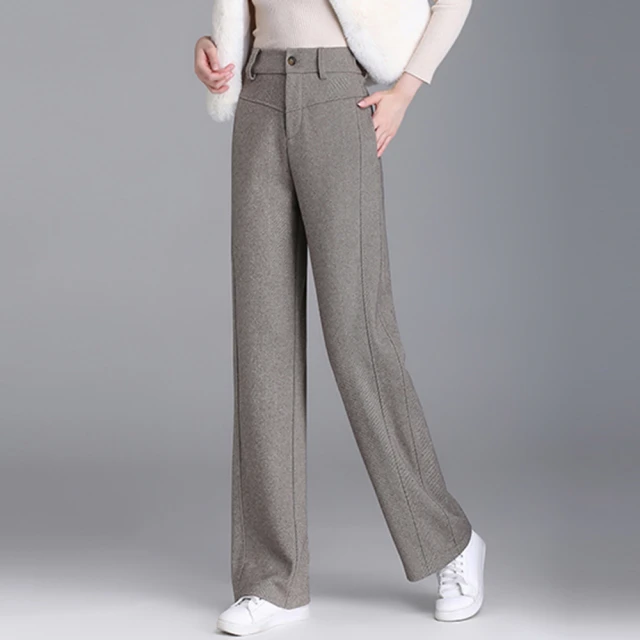 【MsMore】毛呢闊腿短褲復古寬鬆時尚高腰顯瘦A字短褲#123771(黑) 歷史價格詳細信息