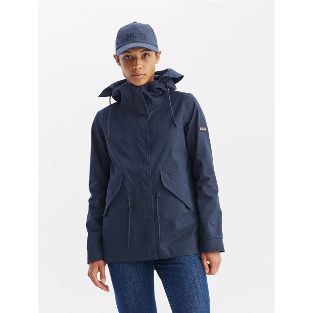 【AIGLE】女 GORE-TEX 防水透氣長版外套AG-FAX97A057 深藍(女外套 防水透氣外套 Goretex 女風衣) 歷史價格詳細信息