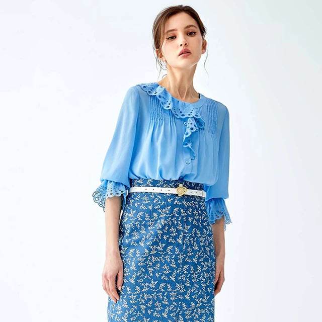 【iROO】波西唯美葉脈花印花短裙 歷史價格詳細信息