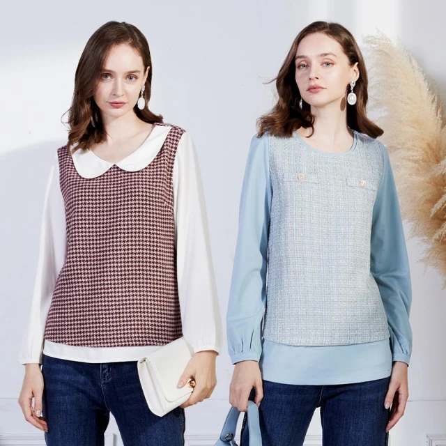 【MYVEGA 麥雪爾】MA小香風異材質拼接雪紡袖上衣-三款任選(小香風/雪紡上衣/長袖上衣) 價格比較,價格查詢,歷史價格詳細信息