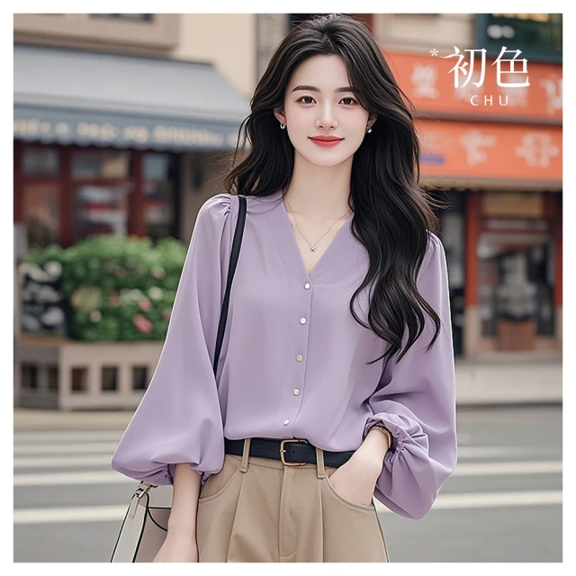 【初色】寬鬆純色大V領無袖中大碼針織背心上衣女背心-共5色-38252(F可選) 歷史價格詳細信息