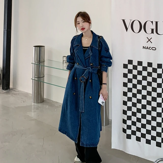 風衣大衣長款外套-雙排扣收腰修身OL女外套73yt7【巴黎精品】 歷史價格詳細信息