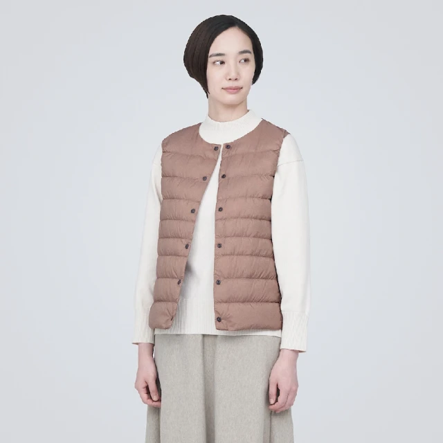 【MUJI 無印良品】女輕量羽絨抗靜電內裏無領外套(共4色) 歷史價格詳細信息