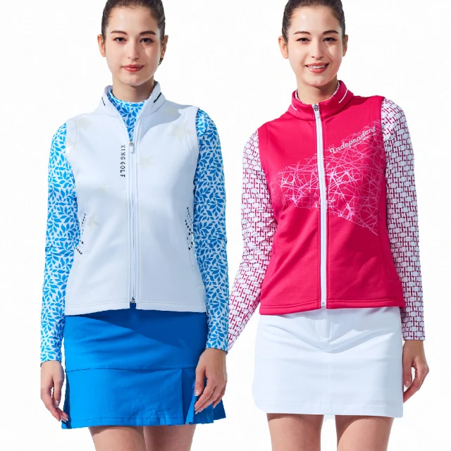 【KING GOLF】MOMO獨家特談！女款數位印花高領衫小立領POLO衫/長袖上衣/高爾夫球衫(多款任選) 歷史價格詳細信息