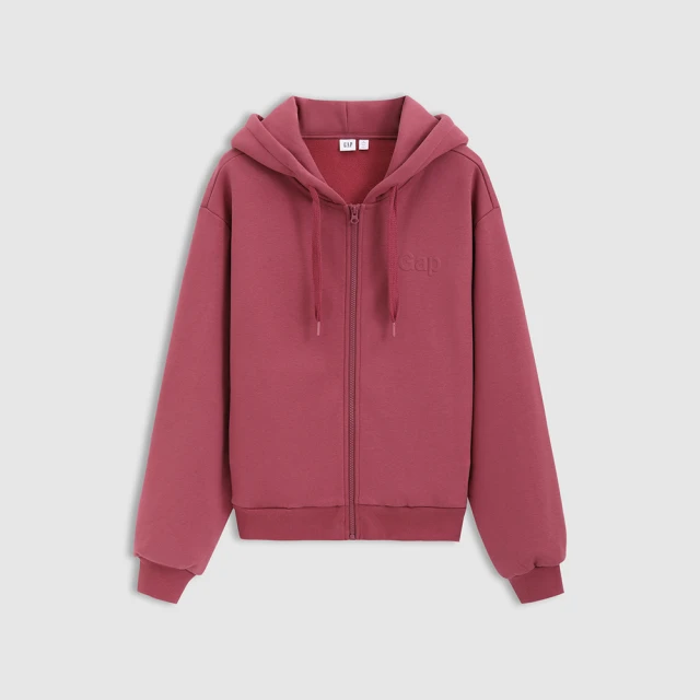 【GAP】女裝 Logo刷毛連帽外套 碳素軟磨系列-多色可選(445808) 歷史價格詳細信息