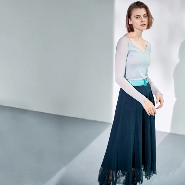 【iROO】珍珠花呢口袋短裙 歷史價格詳細信息