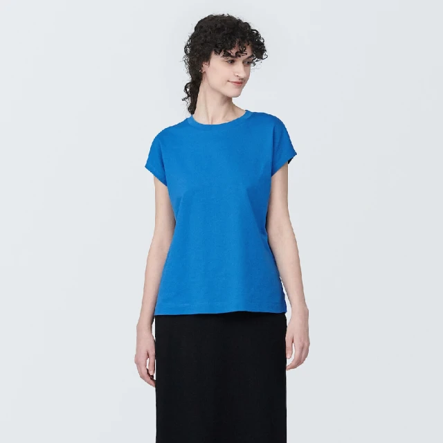 【MUJI 無印良品】女棉混天竺圓領長袖T恤(共6色) 歷史價格詳細信息
