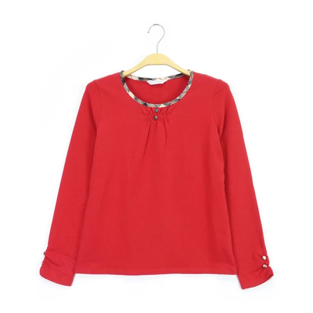 【Kinloch Anderson】圓領格紋長袖上衣 /直(KA0375315) 價格比較,價格查詢,歷史價格詳細信息