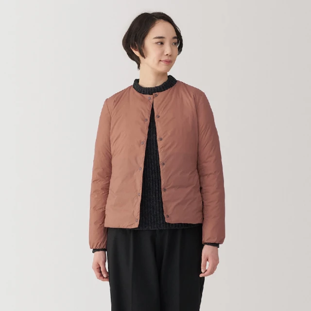 【MUJI 無印良品】女輕量羽絨抗靜電內裏無領外套(共4色) 歷史價格詳細信息