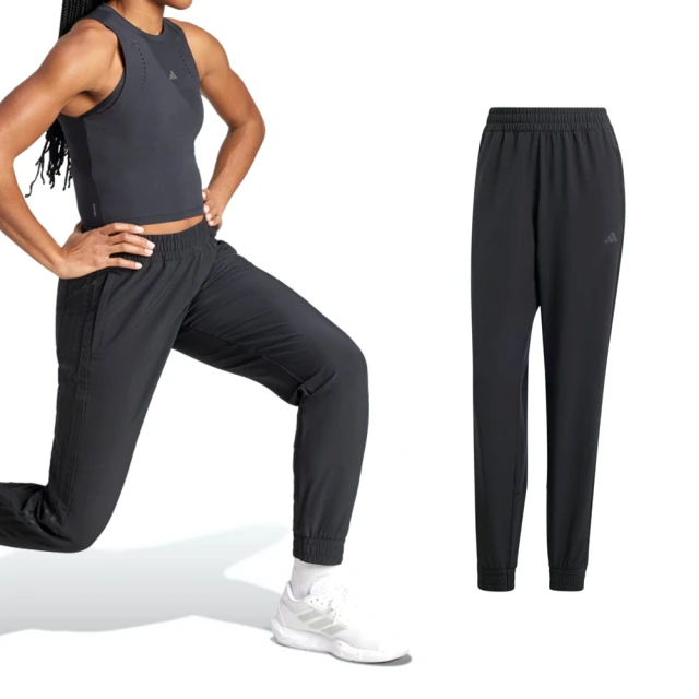 adidas 女生黑色縮口棉褲 六分褲 七分運動褲 M號 歷史價格詳細信息