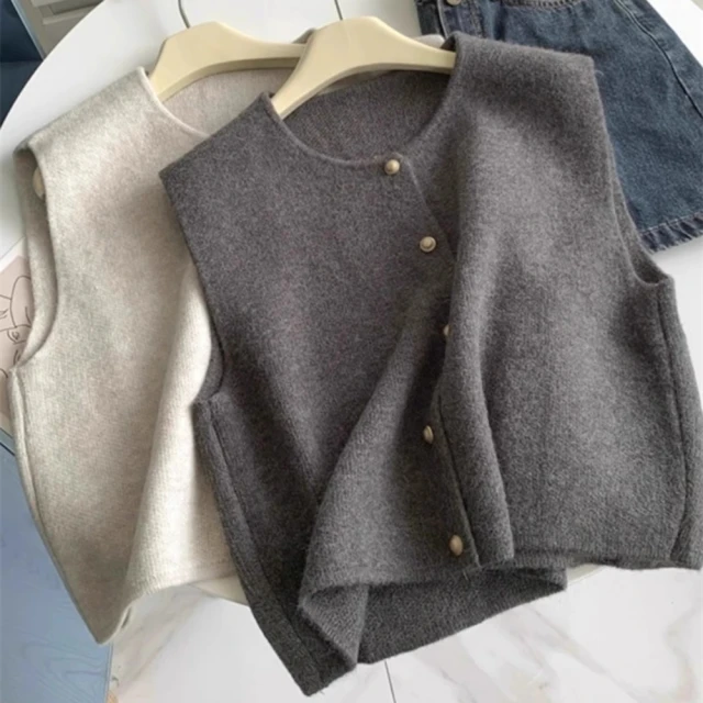 【MsMore】韓系長袖針織衫毛衣慵懶風寬鬆休閒圓領保暖短版上衣#123744(花紋) 歷史價格詳細信息