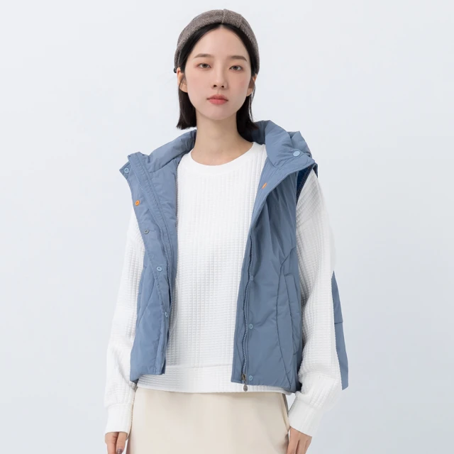 【a la sha】拼接撞色絎縫連帽背心 歷史價格詳細信息