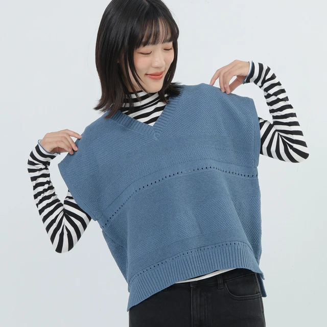 【a la sha】組織變化寬版V領背心 價格比較,價格查詢,歷史價格詳細信息