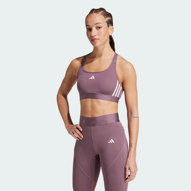 【adidas 愛迪達】運動內衣 女款 中度支撐 慢跑 瑜珈 訓練 PWRCT MS BRA 綠 IU1734 歷史價格詳細信息