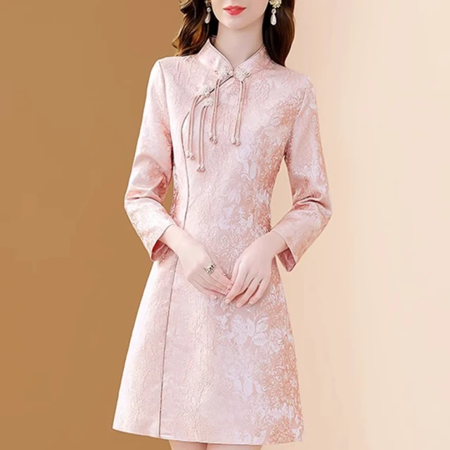 【FQ 時尚天后】黑翻領銀珠蕾絲邊雪紡洋裝(中大尺碼/S-3XL) 歷史價格詳細信息