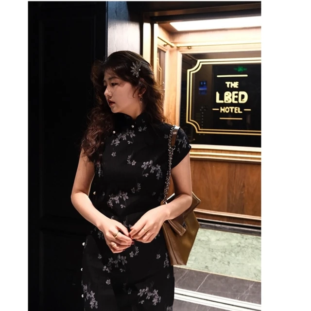 旗袍 復古 雙側綁帶大挖背性感旗袍 制服誘惑 角色扮演 情趣 復古旗袍 歷史價格詳細信息