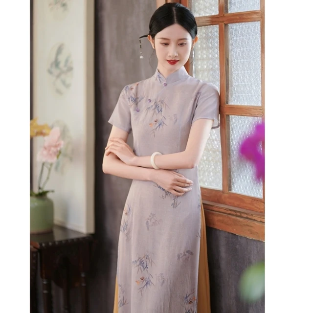 連身裙 改良式旗袍-拼接蕾絲珠珠流蘇女裙子2色74cn3[獨家進口][米蘭精品] 歷史價格詳細信息