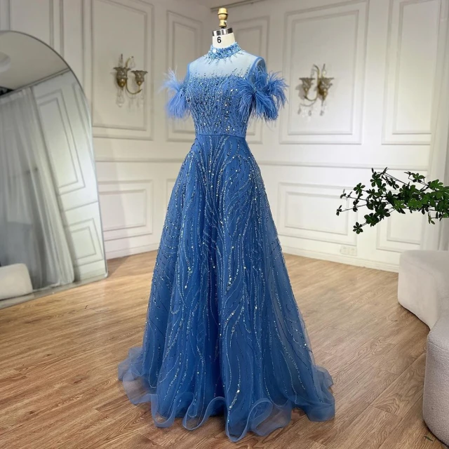 【女神婚紗禮服】優雅羽毛飛飛短袖釘珠立領A字宴會晚禮服LA72351香芋粉(婚禮晚會主持人 拉鍊款晚禮服) 歷史價格詳細信息