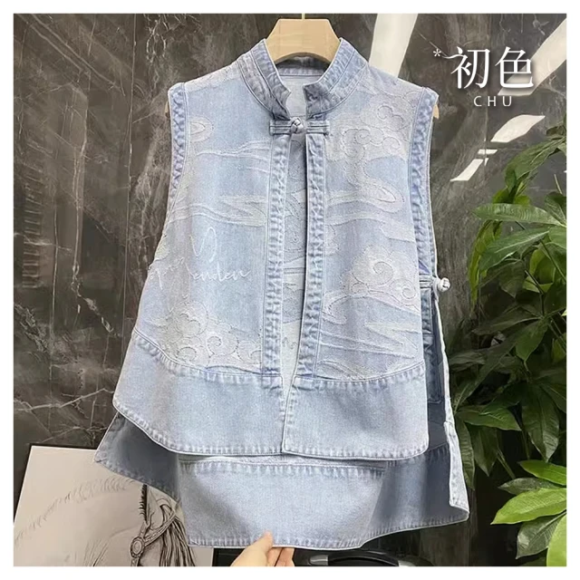 【初色】復古風中式氣質優雅碎花印花雪紡澎五分短袖袖圓領T恤上衣女上衣-灰色-33636(M-2XL可選) 歷史價格詳細信息