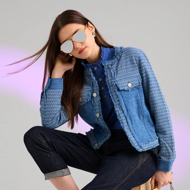 冰川藍闊腿牛仔褲女春夏季2024年新款寬鬆梨形身材刺繡直筒褲 歷史價格詳細信息