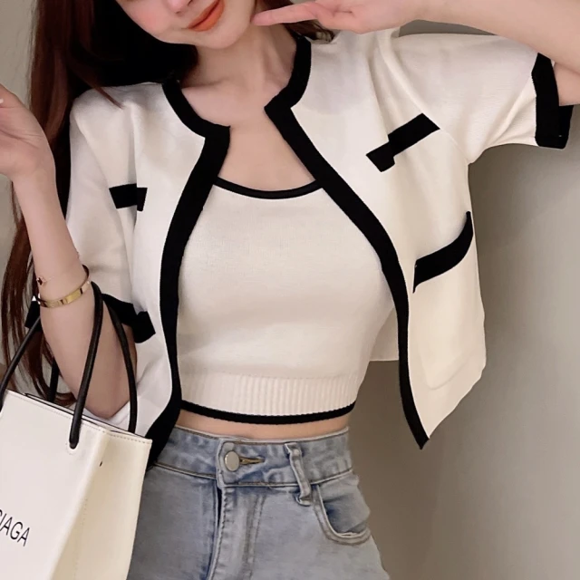 【D.studio】韓版顯瘦彈性內搭短版背心(上衣 小可愛 女裝 背心女 衣服 短版上衣 短板上衣) 歷史價格詳細信息