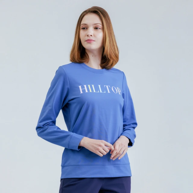 【Hilltop 山頂鳥】石墨烯POLYGIENE抗菌吸濕快乾抗UV保暖彈性印花刷毛上衣 女款 紫紅｜PH51XFM7ECJ0 歷史價格詳細信息