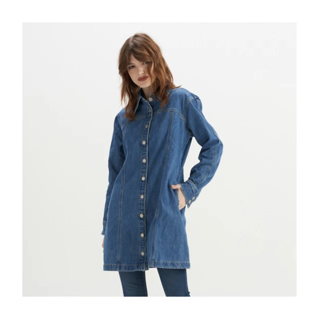 【LEVIS 官方旗艦】女款長版風衣外套 人氣新品 A8976-0000 歷史價格詳細信息