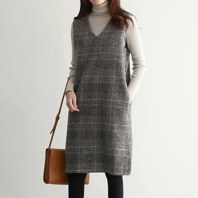 【ACheter】格子襯衫大碼外套時尚長袖中長版襯衫上衣#119013(6款任選) 歷史價格詳細信息