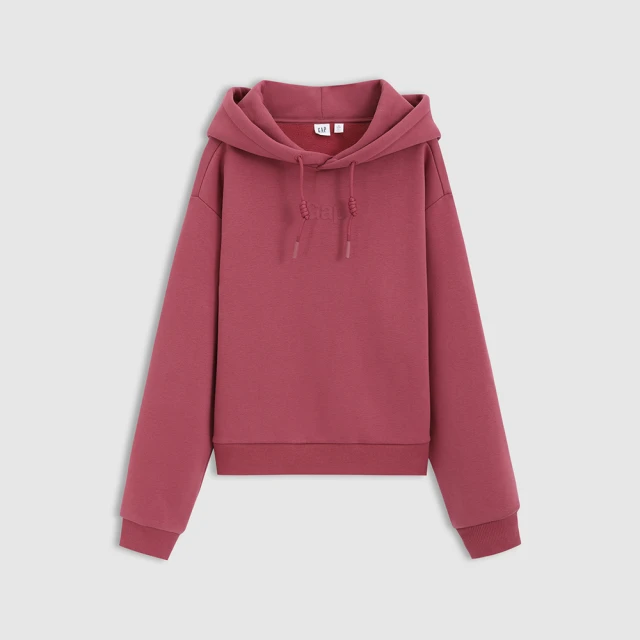 Gap 女裝 Logo帽T 空氣三明治系列-白色(810618) 歷史價格詳細信息