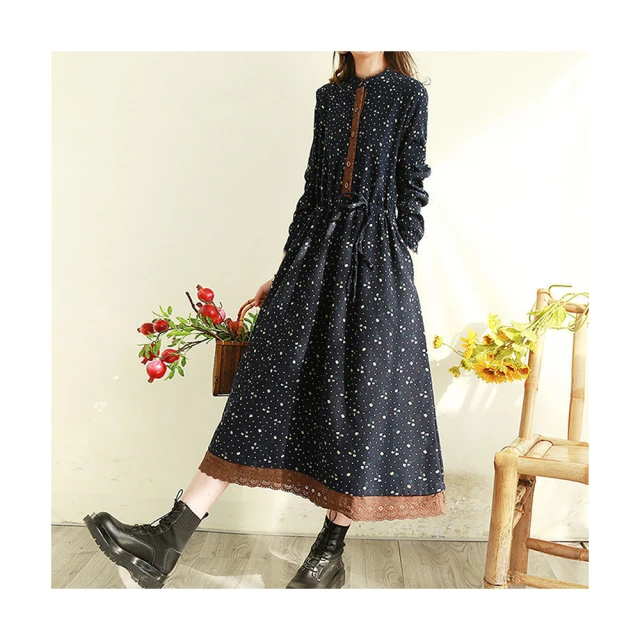 【初色】復古風中式氣質優雅碎花印花雪紡澎五分短袖袖圓領T恤上衣女上衣-灰色-33636(M-2XL可選) 歷史價格詳細信息