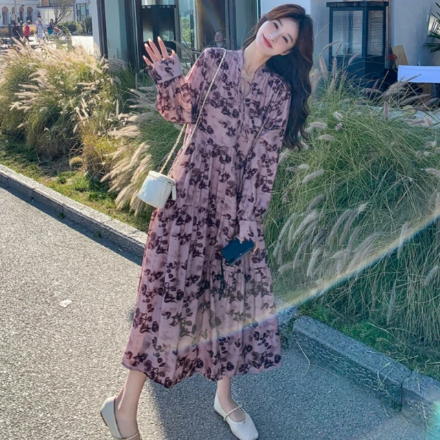 【UniStyle】碎花短袖洋裝 法式優雅油畫風連衣裙 女 ZM125-9188(碎花) 歷史價格詳細信息