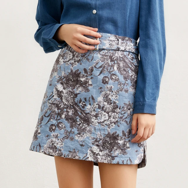 【H2O】碎花一字領雪紡洋裝(#4674009 雪紡碎花洋裝 紫色/藍色) 歷史價格詳細信息