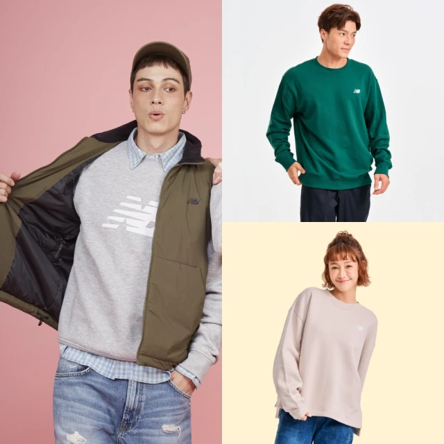 NEW BALANCE 大學T NB 淺灰 刺繡LOGO 長袖 衛衣 男 MT41506AHH 歷史價格詳細信息