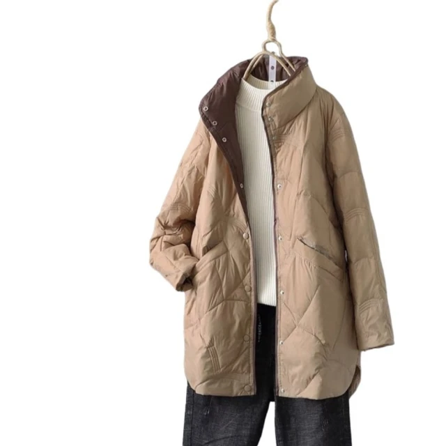 【巴黎精品】真羽絨90%白鴨絨羽絨背心羽絨衣夾克(保暖輕薄菱形V領休閒女外套5色p1bl10) 歷史價格詳細信息